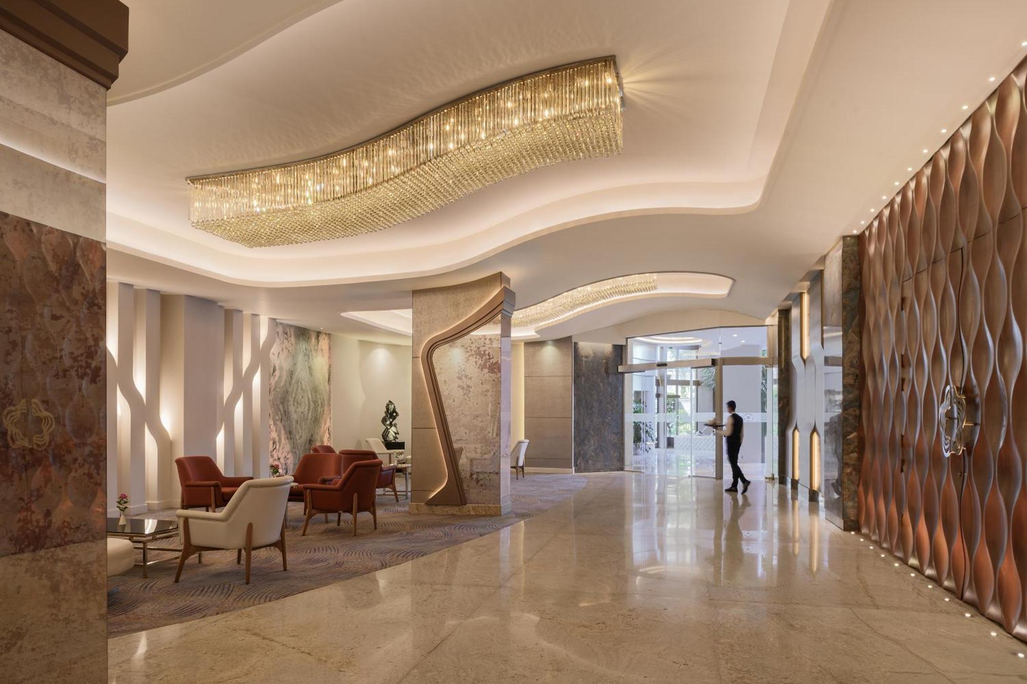 Mirage Hotel & Conference Center 亚历山大港 外观 照片 The lobby of the hotel