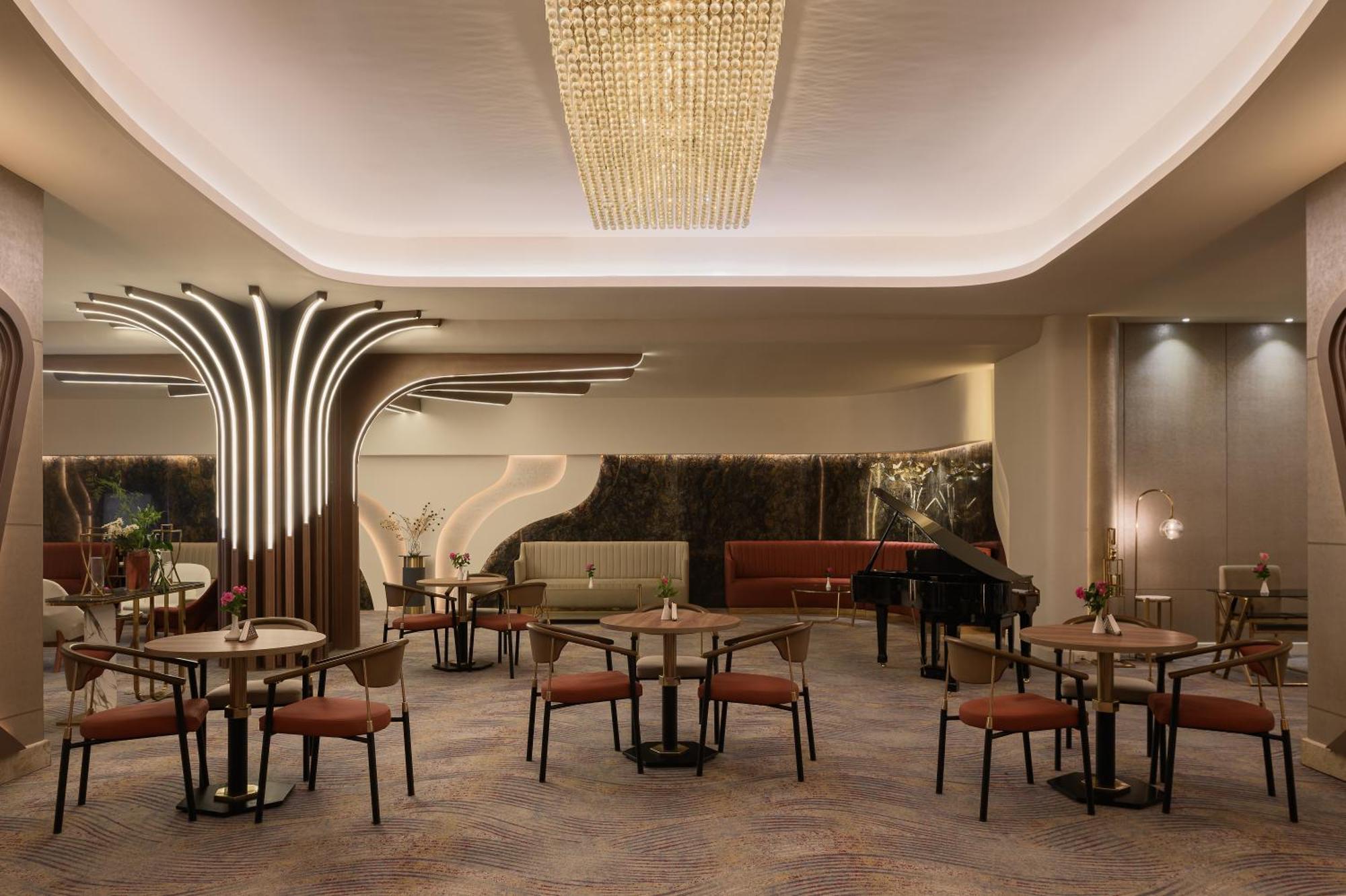 Mirage Hotel & Conference Center 亚历山大港 外观 照片 The interior of the restaurant